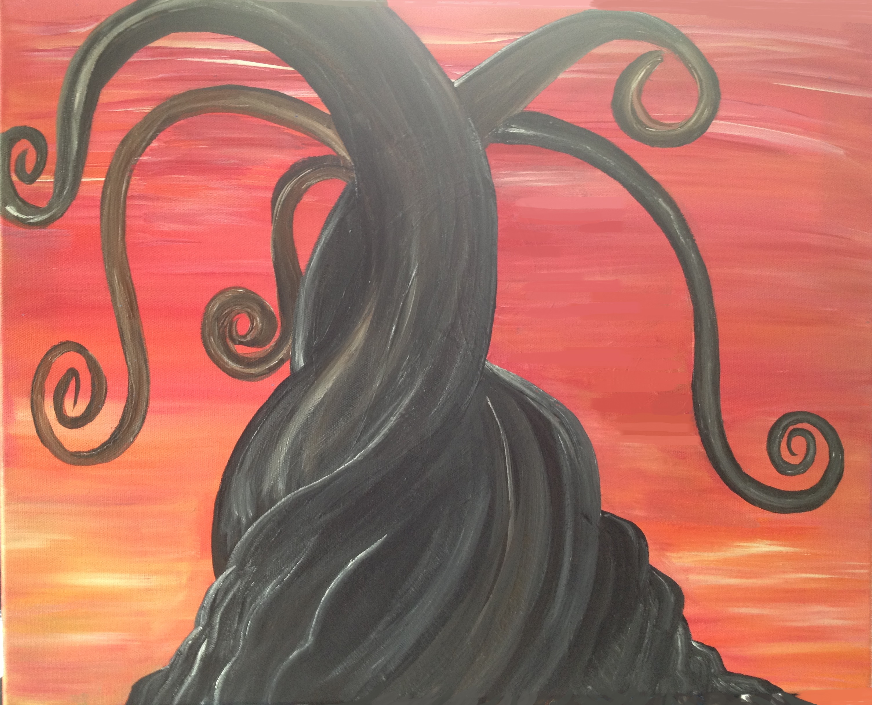 3009x2435 Twisted Tree Lil' Girl Art - Twisted Tree Painting