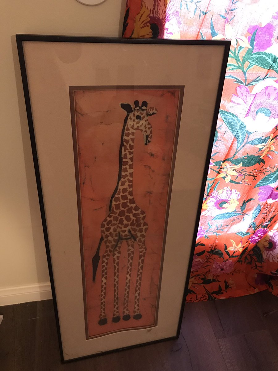 900x1200 Zachary Fox On Twitter I Got This Giraffe Painting From A Yard - Twitter Painting
