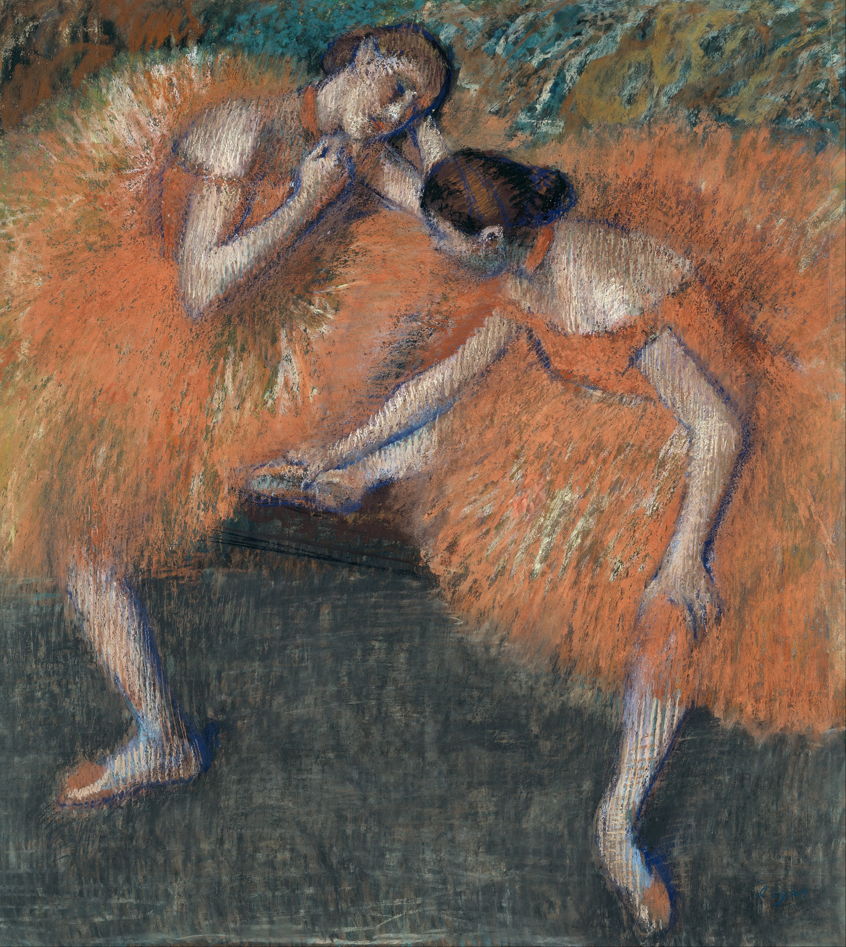 2905x3248 Fileedgar Degas - Two Ballerinas Painting