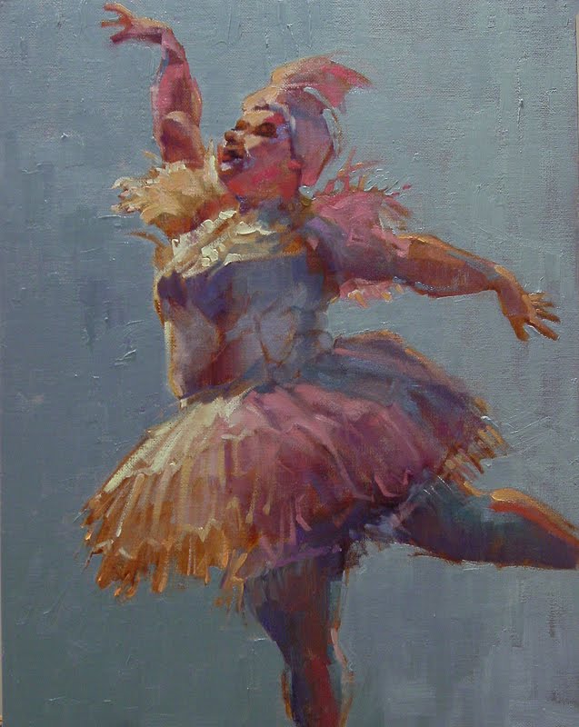 637x800 Susan Smolensky Ballerina Two - Two Ballerinas Painting