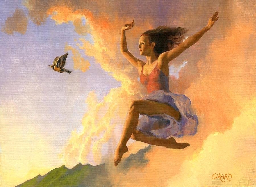 900x656 Two Birds On A Wire Painting What Is Holding You Back From Being - Two Birds On A Wire Painting