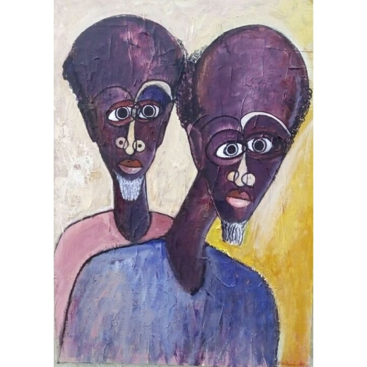 720x720 Two Brothers (Olisa Nwadiogbu) - Two Brothers Painting