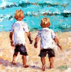 236x238 Ocean Soft Soothing Colors Of The Ocean. Oil Painting - Two Brothers Painting