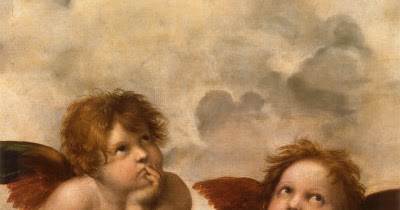400x210 La Vie Boheme The Cherubs Are 500 This Year. - Two Cherubs Painting