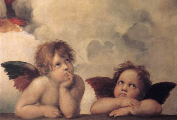 620x420 Art's Most Iconic Child Stars Celebrate 500th Birthday Art - Two Cherubs Painting