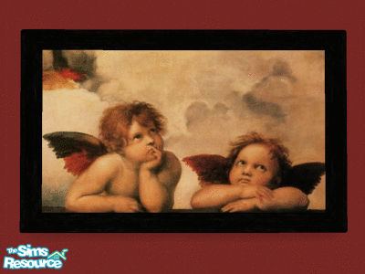 400x300 Bleedingdesperation's Crystal Creations Painting Set 1 - Two Cherubs Painting