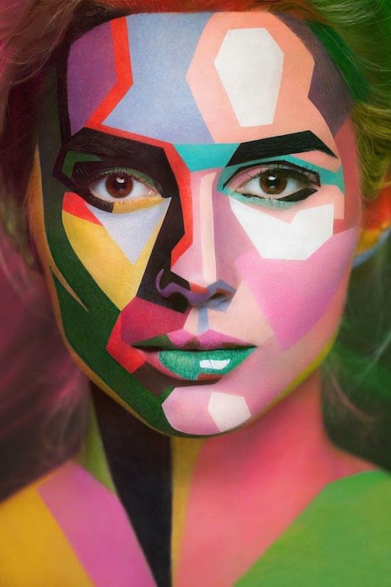 550x825 Two Face Painting - Two Face Painting