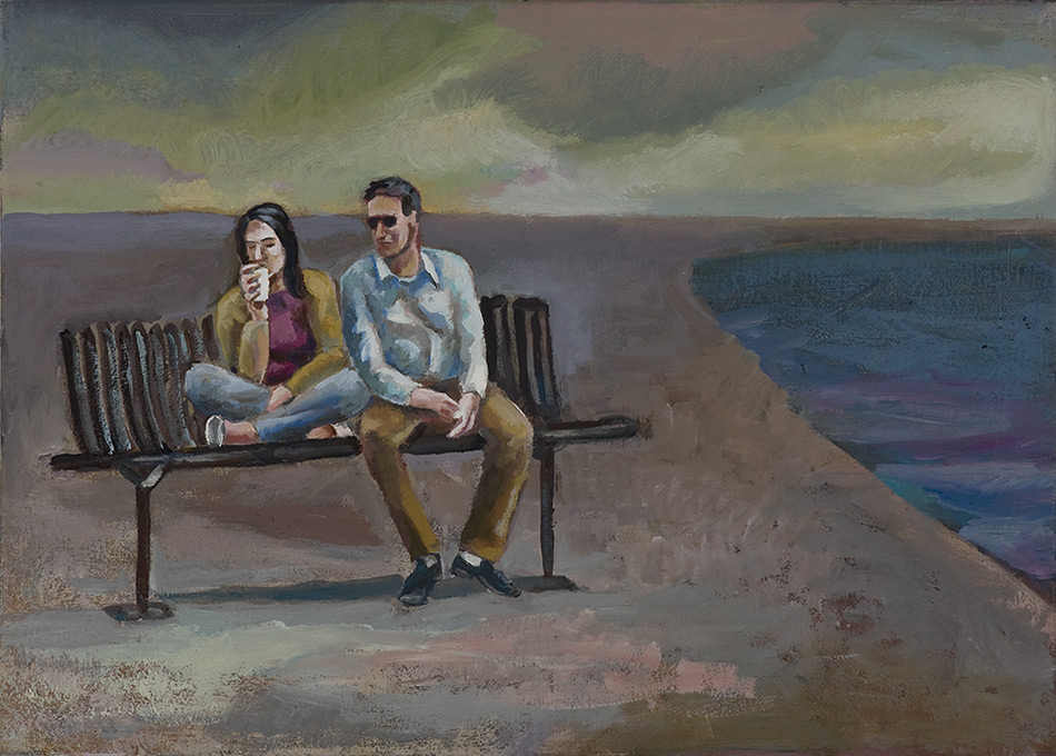 950x680 Artist Terry Matassoni - Two Friends Painting