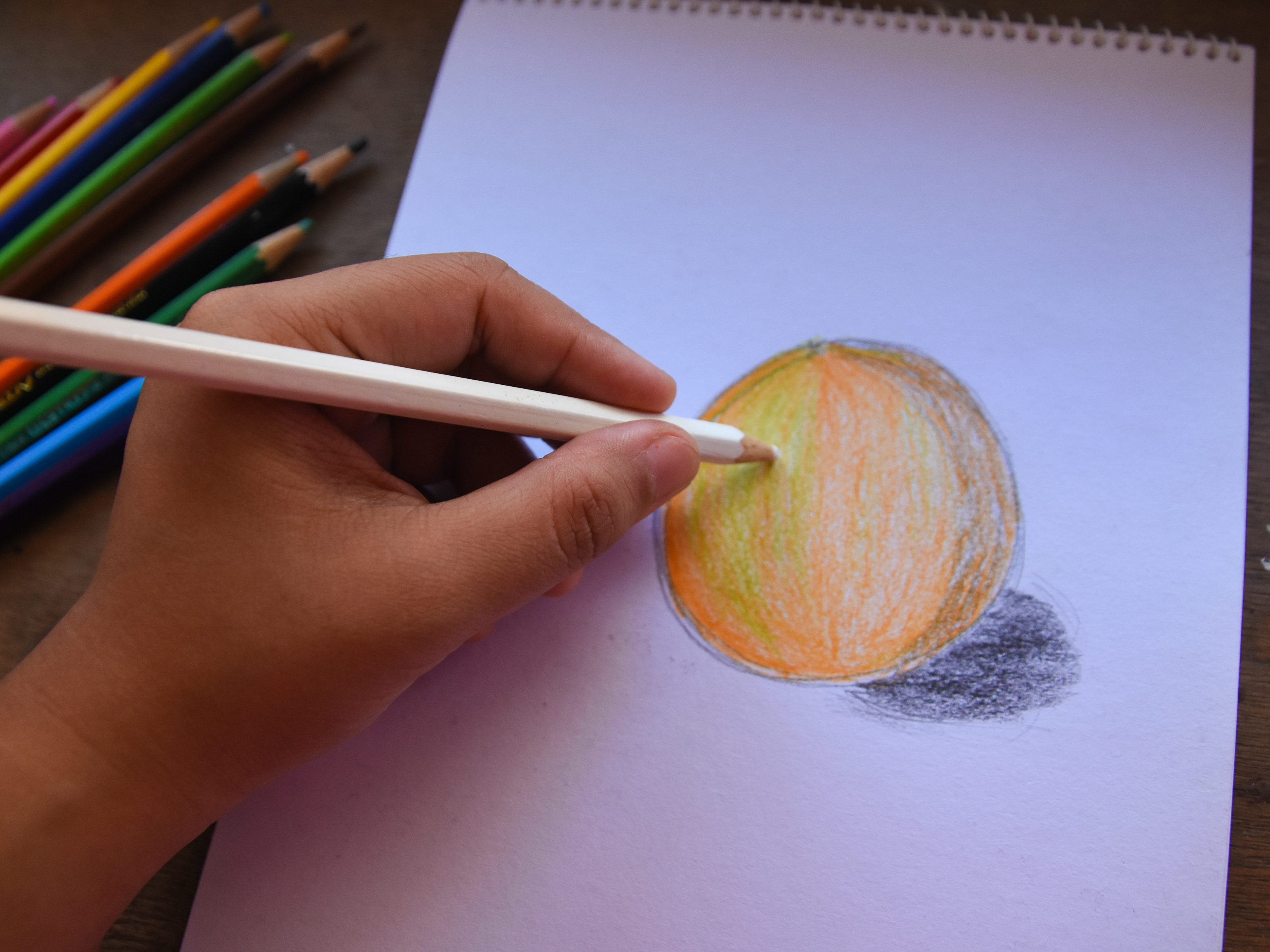 3200x2400 3 Ways To Use Pastels - Two Hands Reaching For Each Other Painting