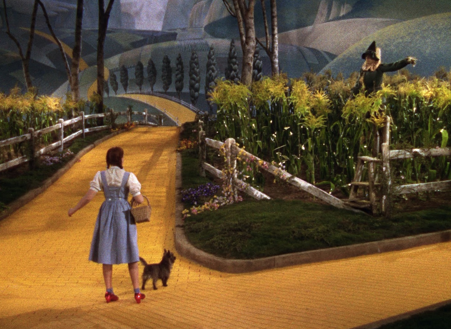 1450x1056 The Road Not Taken Ethics And Spirituality - Two Roads Diverged In A Yellow Wood Painting