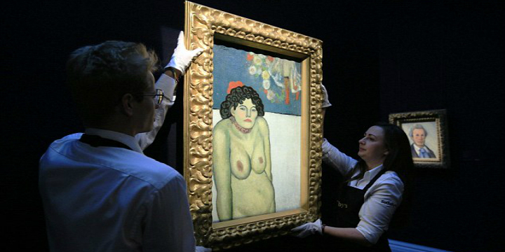 720x360 Picasso Rare Double Sided Painting Design Limited Edition - Two Sided Painting