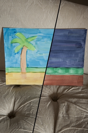 292x440 Create A Two Sided Opposites Painting Activity - Two Sided Painting