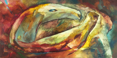 400x199 Elena Diadenko Hunter Awards - Two Women In Love Painting