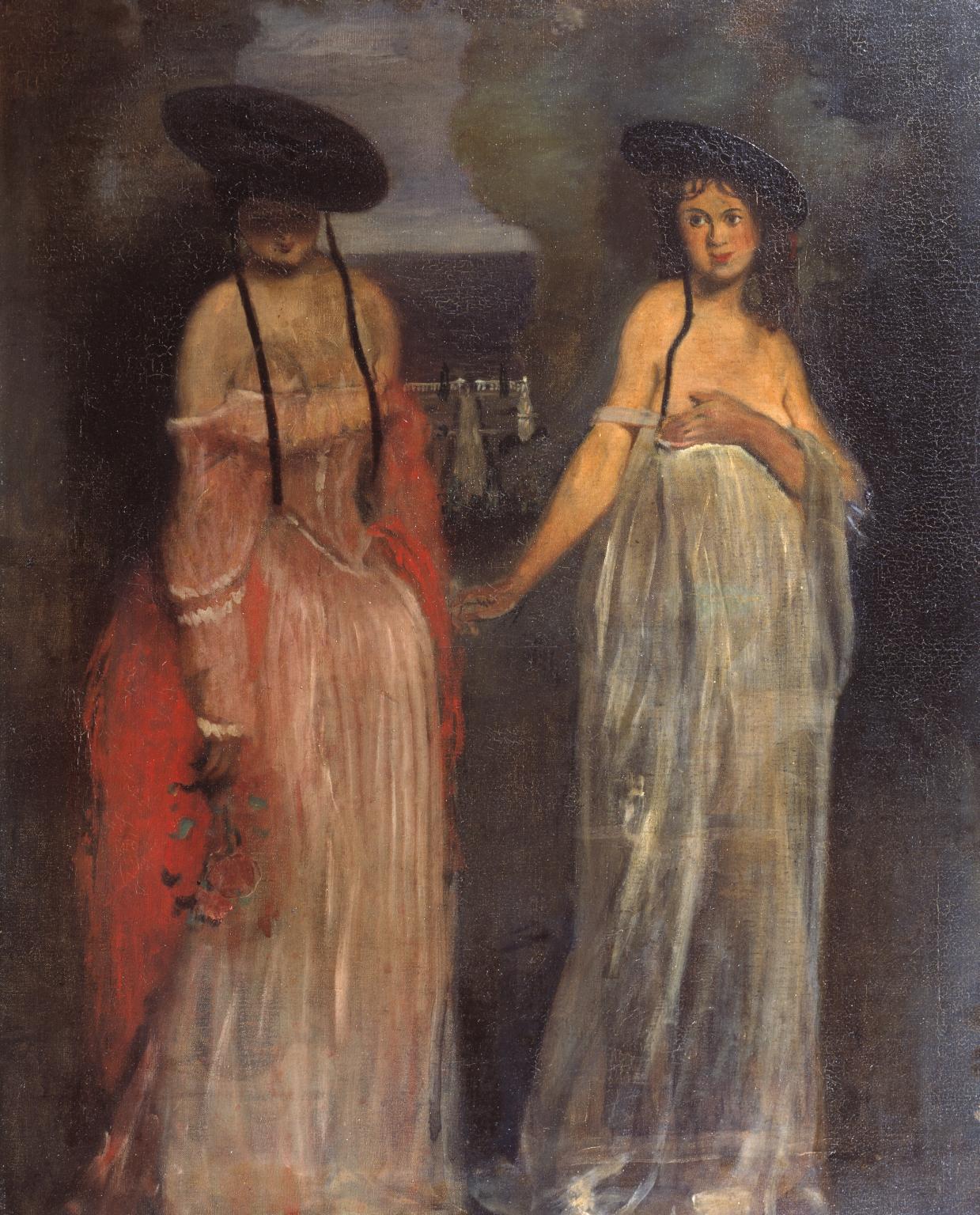 1239x1536 Two Women', Sir William Rothenstein, C.1895 Tate - Two Women Painting