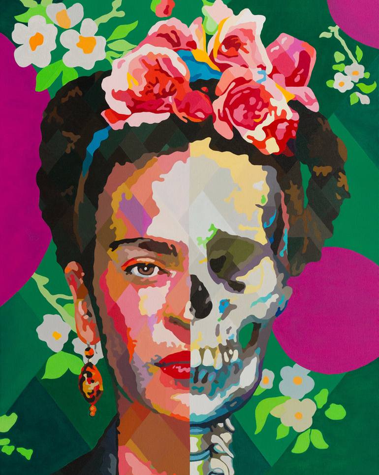 770x963 Saatchi Art Between Two Worlds Painting By Yunuen Esparza - Two Worlds Painting