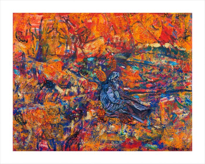 700x559 Two Worlds In Harmony, 2015 17 George Gittoes Featured Artists - Two Worlds Painting