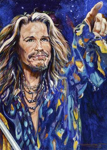 342x480 Steven Tyler Fine Art Print And Limited Edition Canvas Giclee - Tyler Painting
