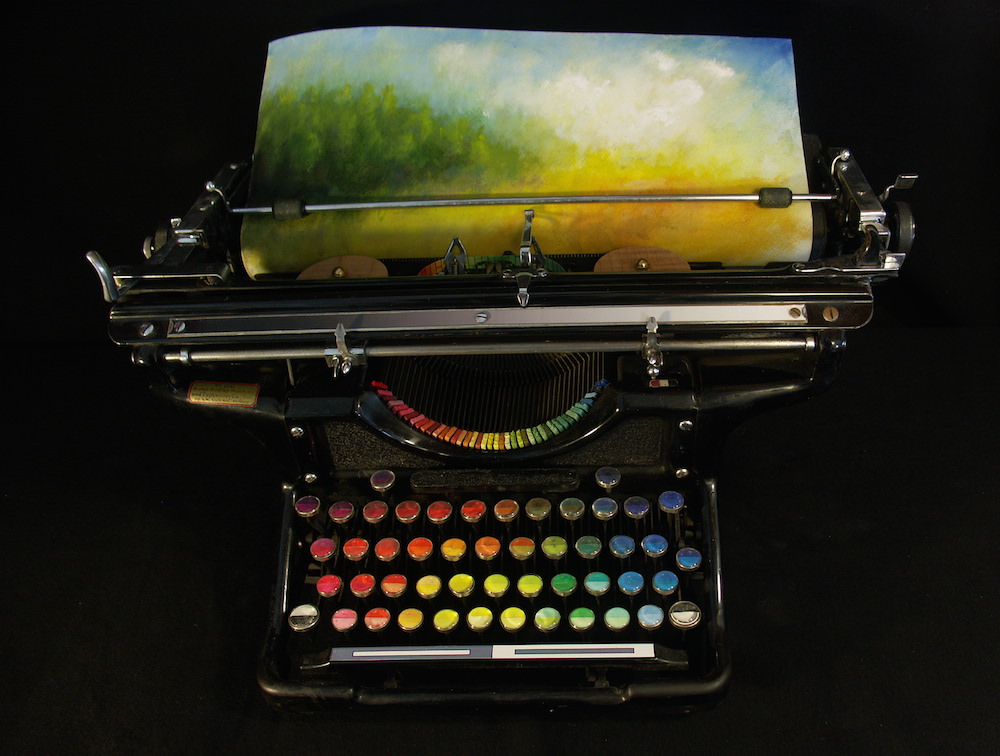 Typewriter Painting at Explore collection of