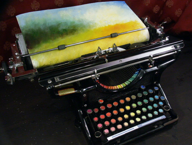 620x469 Typewriter Painting Knody - Typewriter Painting