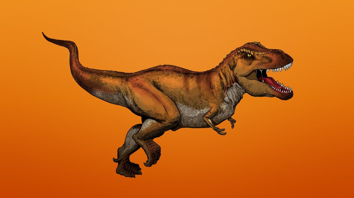 1130x635 Painting With Tyrannosaurus Rex - Tyrannosaurus Rex Painting