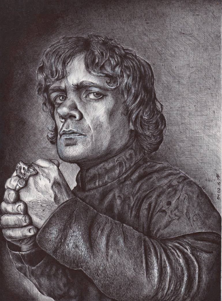 770x1040 Saatchi Art Tyrion Lannister Drawing By Maria Krishtal - Tyrion Lannister Painting