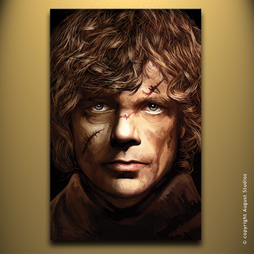 808x808 Tyrion Lannister Canvas Artwork August Studios - Tyrion Lannister Painting