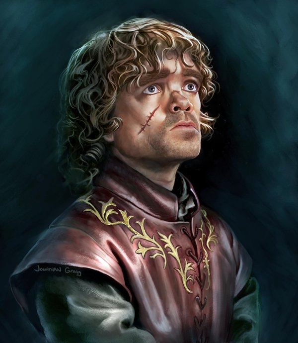 600x690 Tyrion Lannister By Jonathangragg - Tyrion Lannister Painting
