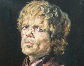 340x270 Tyrion Painting Etsy - Tyrion Lannister Painting