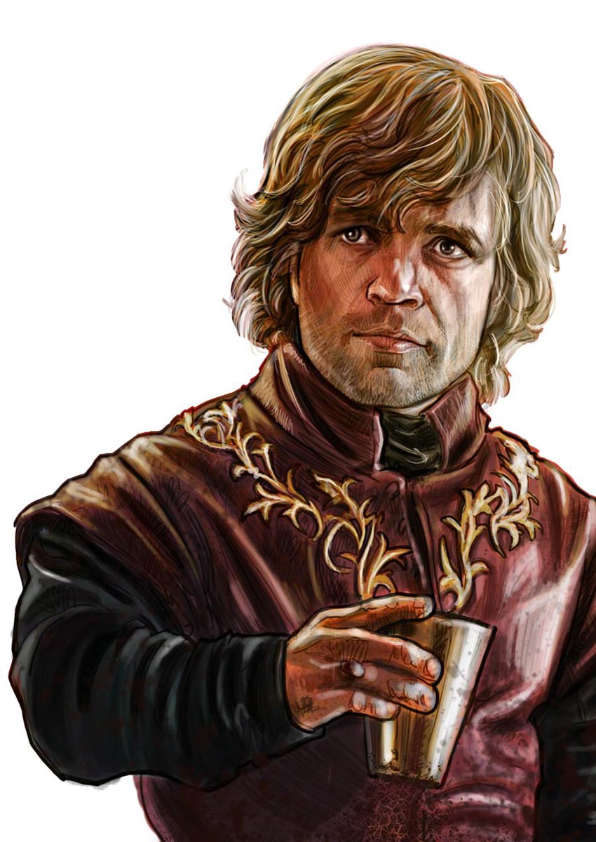 850x1200 You Won'T Believe This Game Of Thrones Fan Art Got - Tyrion Lannister Painting