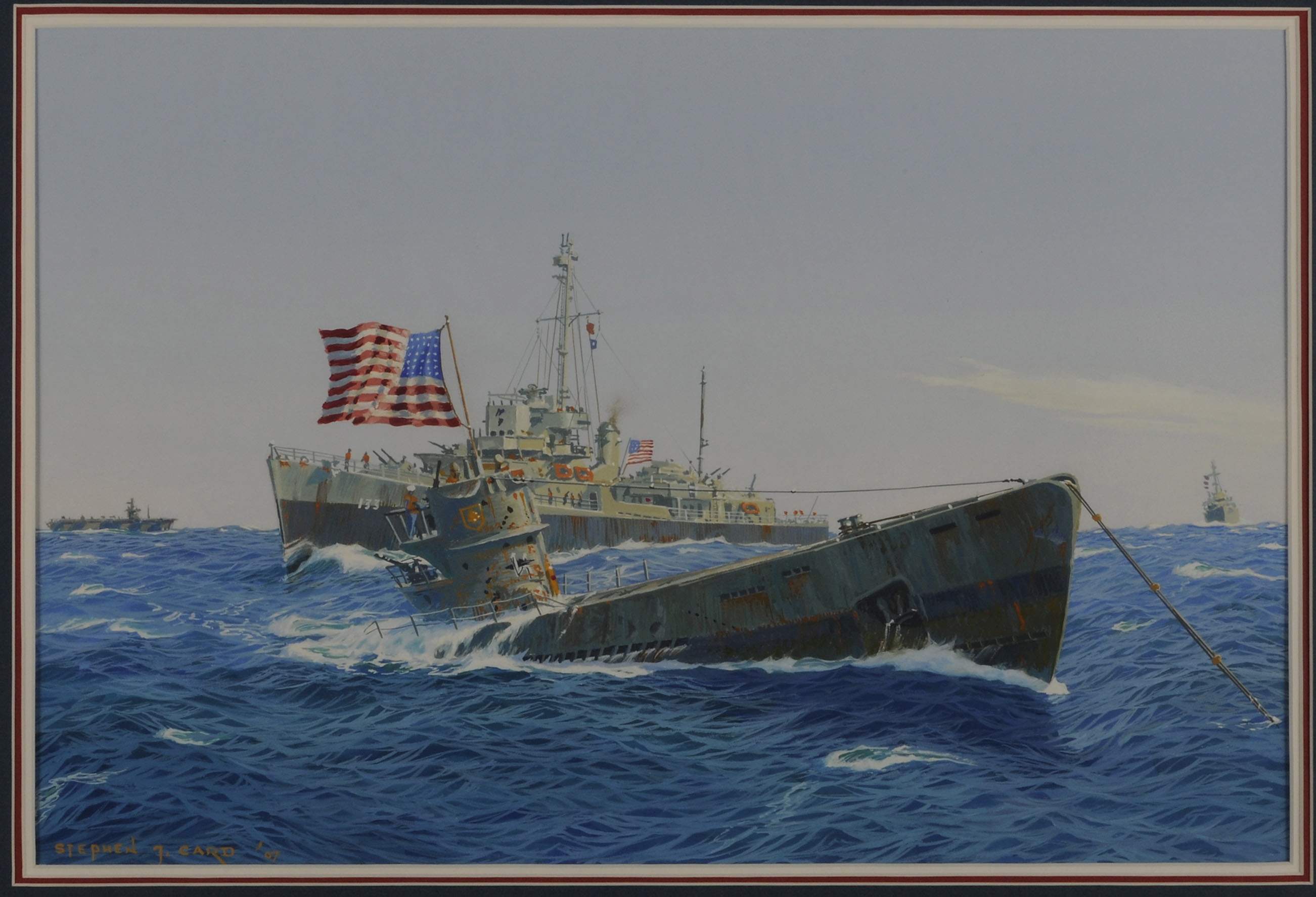 2603x1775 My Wife And The U Boat Secret The Royal Gazettebermuda News - U Boat Painting