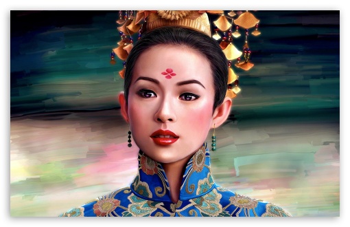 510x330 Geisha Painting 4k Hd Desktop Wallpaper For 4k Ultra Hd Tv - Uchida Kosaburo Geisha Painting