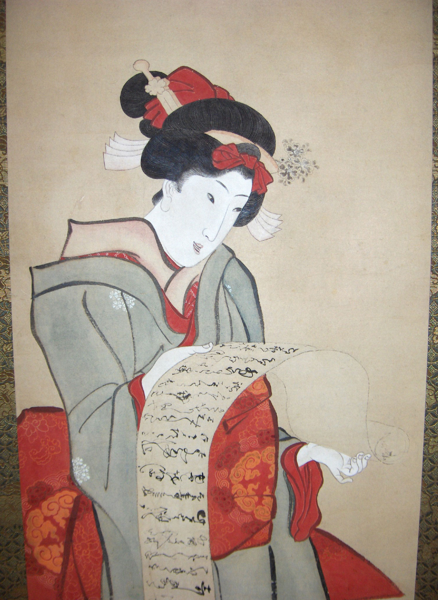 Uchida Kosaburo Geisha Painting at PaintingValley.com | Explore 