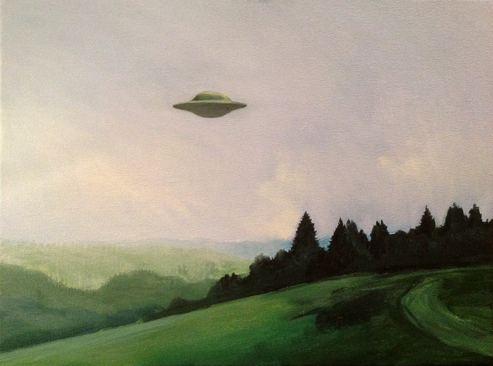 Ufo Painting At PaintingValley Com Explore Collection Of Ufo Painting   Ufo Painting 15 