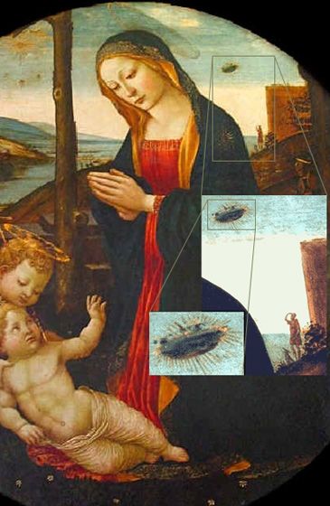 365x560 The Most Awesome Images On The Internet 15th Century - Ufo Painting