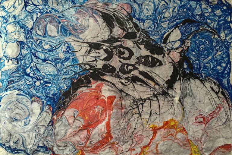 770x514 Saatchi Art Ugly Cat Painting By Ozgun Evren Erturk - Ugly Cat Painting