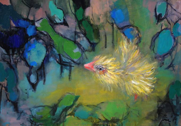 770x537 Saatchi Art The Ugly Duckling Painting By Zane - Ugly Duckling Painting