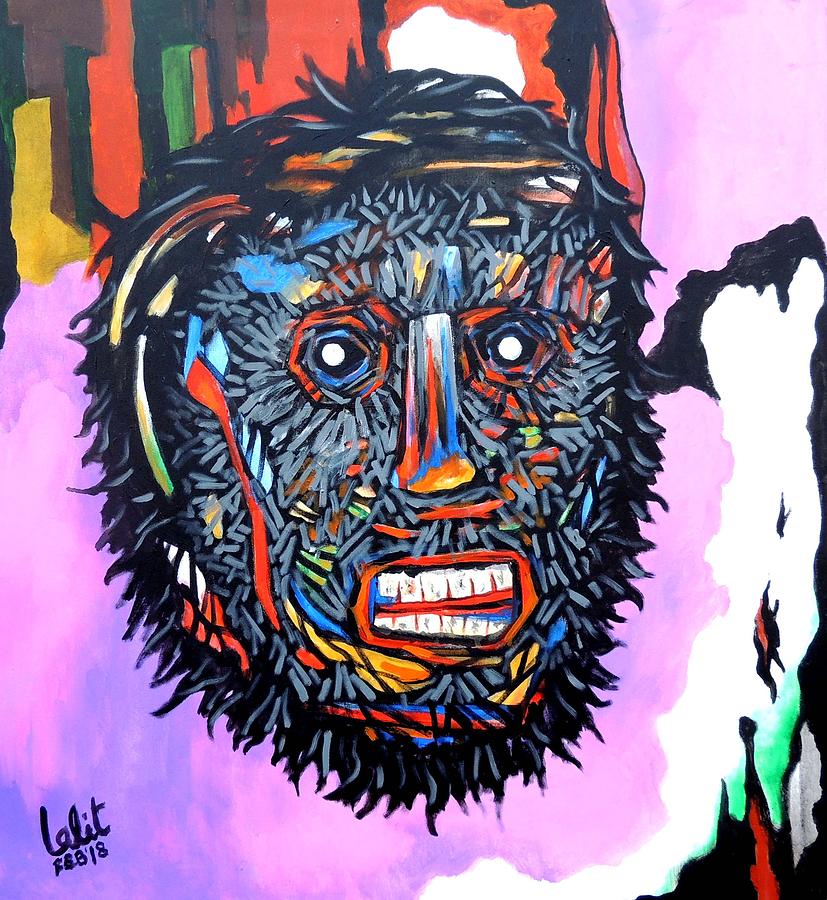 827x900 Ugly Face Painting By Lalit Jain - Ugly Face Painting