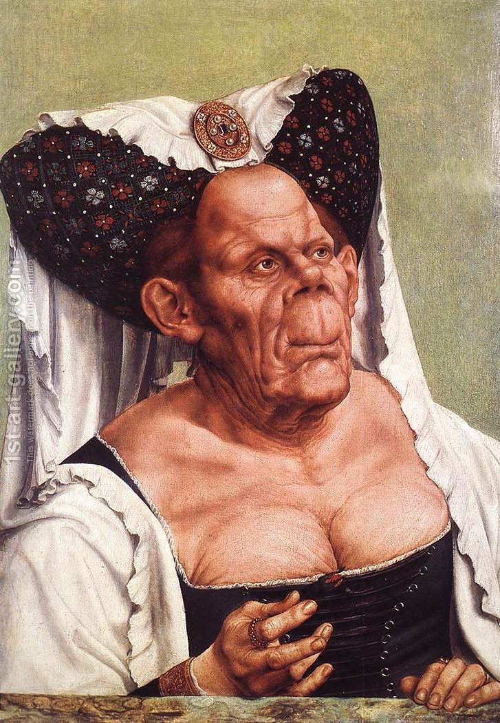 727x1050 The Ugly Duchess 1525 30 Quinten Metsys Reproduction 1st Art Gallery - Ugly Painting