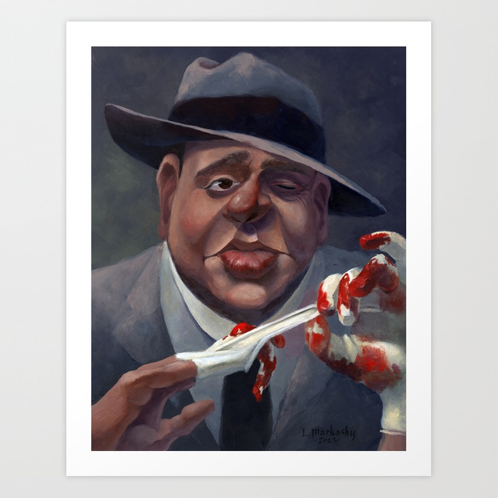 700x700 Al Capone, The Ugly. Art Print By Lannymarkasky Society6 - Ugly Painting