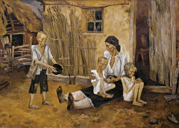 600x431 The Children Of The Holdomor - Ukrainian Painting
