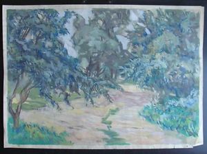300x224 Ukrainian Painting Original Impressionism Pastels Landscape Signed - Ukrainian Painting
