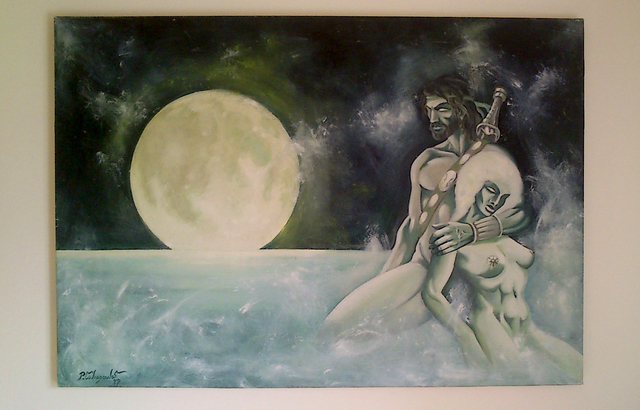 640x410 Koliopoulos Panos Artwork Ulysses Original Painting Oil - Ulysses Painting