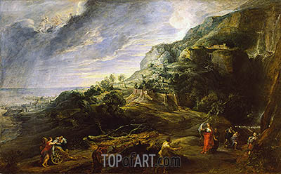 400x248 Landscape With Ulysses And Nausicaa Rubens Painting - Ulysses Painting