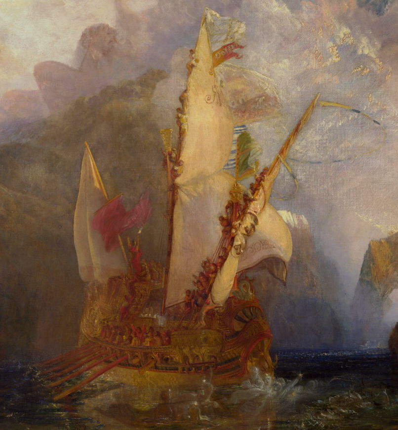 806x871 The Story In Paintings Turner's Narratives The Eclectic Light - Ulysses Painting