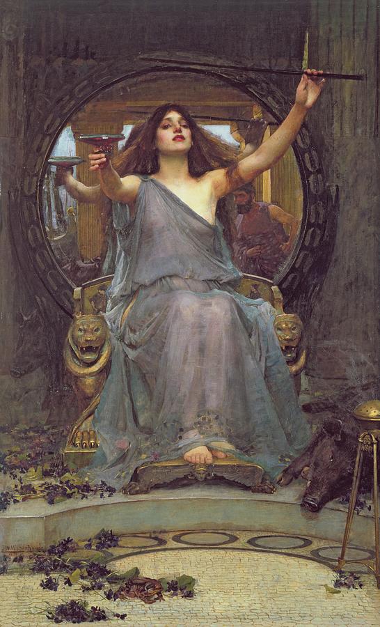 546x900 Circe Offering The Cup To Ulysses Painting By John Williams Waterhouse - Ulysses Painting