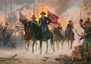 300x214 On To Richmond, Ulysses S. Grant In The Wilderness - Ulysses S Grant Painting