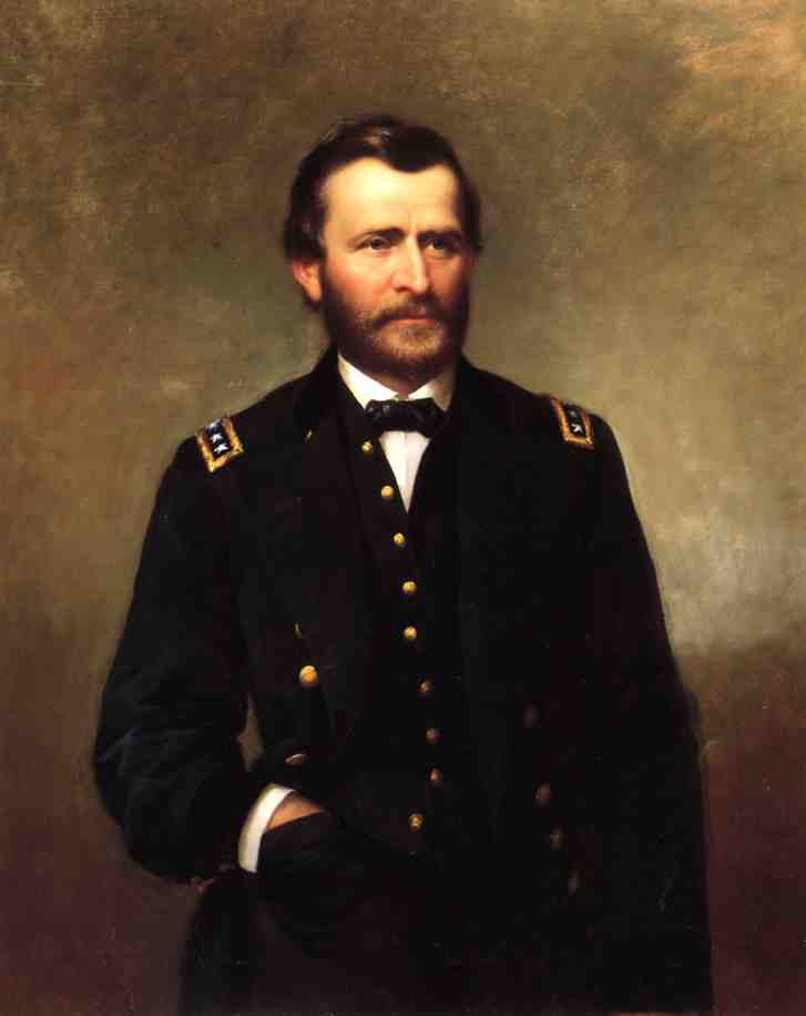 727x916 Portrait Of General Ulysses S Grant Painting George Cochran - Ulysses S Grant Painting