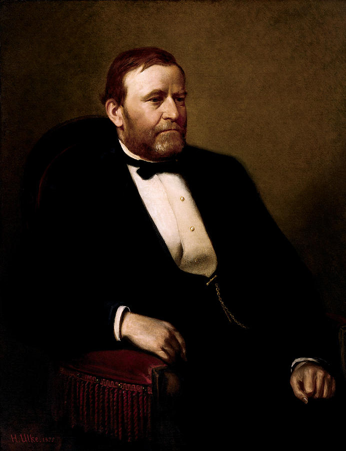 692x900 President Ulysses Grant Painting Painting By War Is Hell Store - Ulysses S Grant Painting