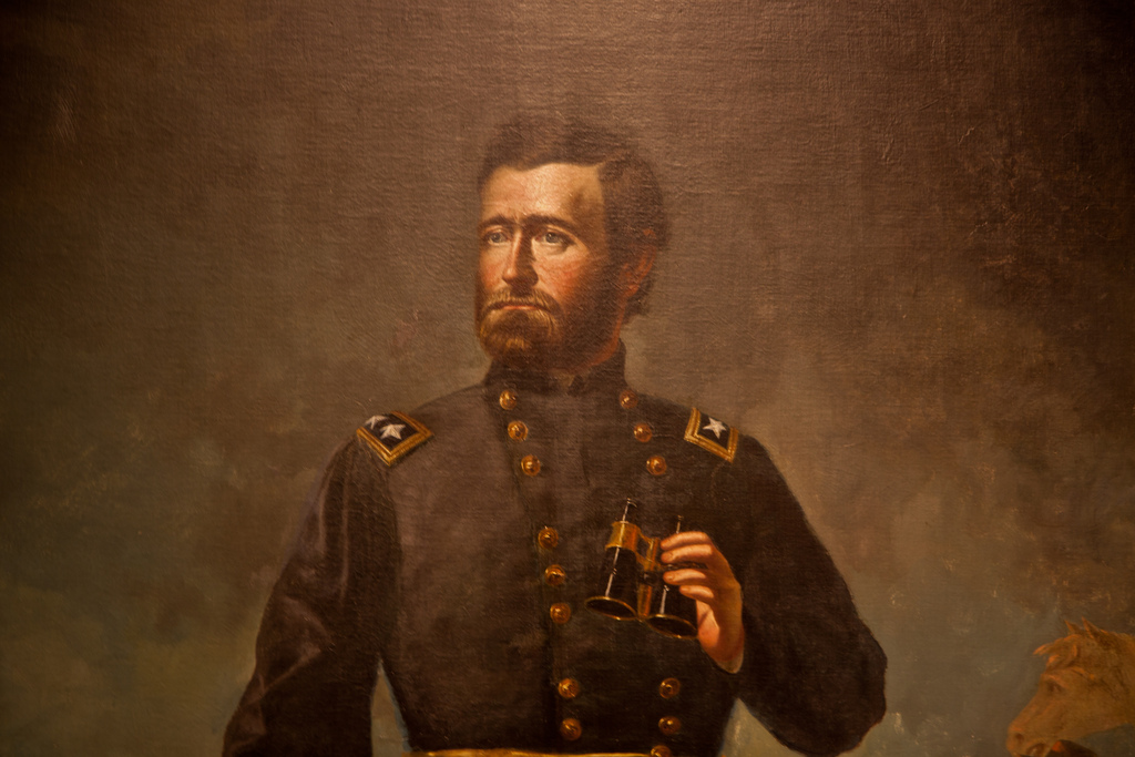 1024x683 Ulysses S. Grant Detail From The Painting General Grant - Ulysses S Grant Painting