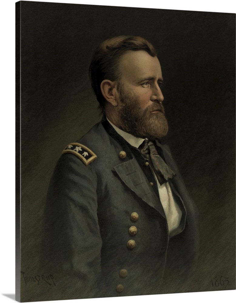 778x1000 Civil War Painting Of General Ulysses S. Grant Wall Art, Canvas - Ulysses S Grant Painting
